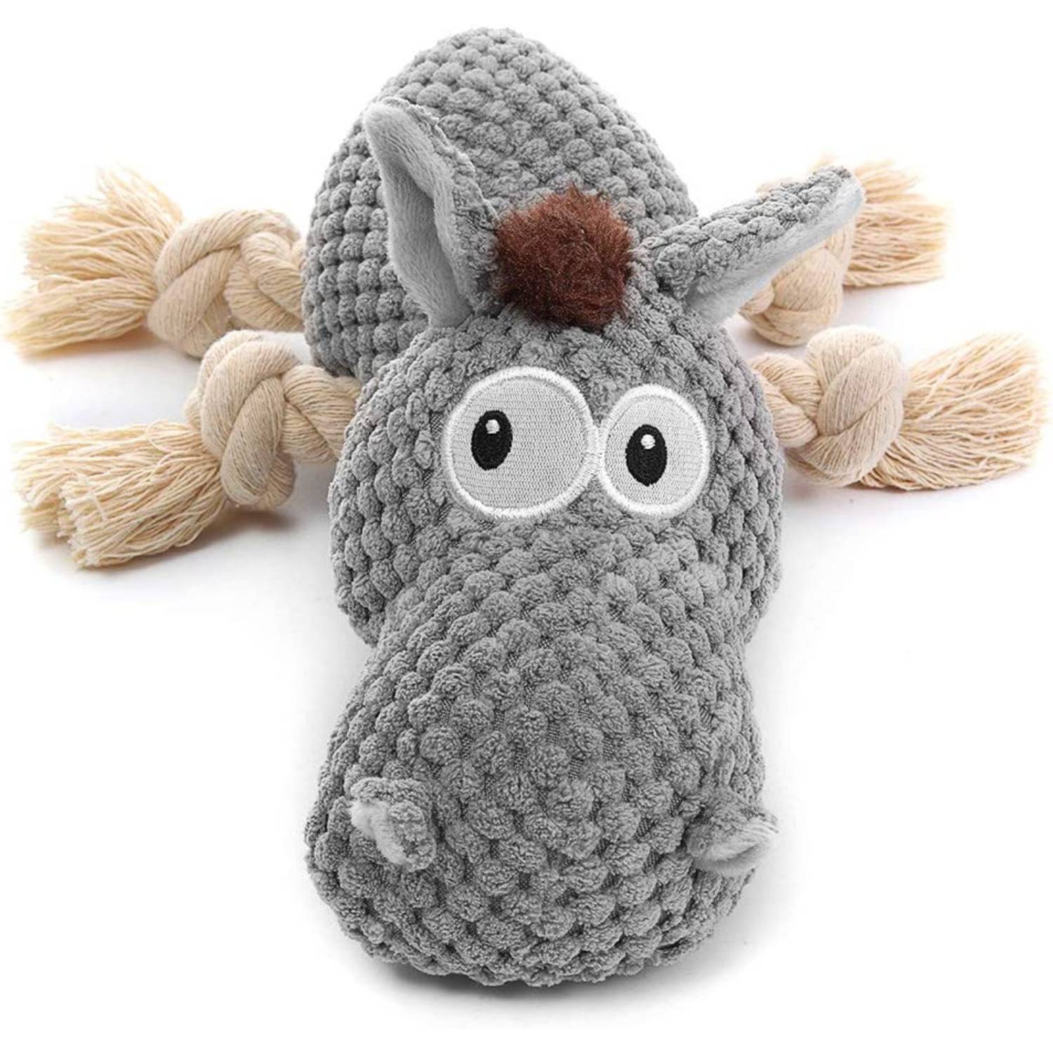 Squeaky Dog Chew Toy, Plush Donkey